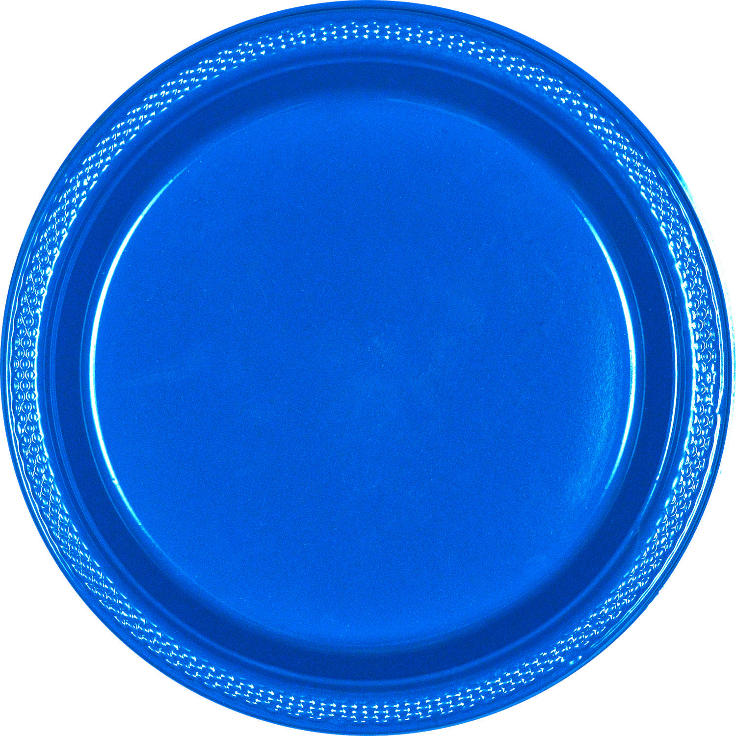 Plastic Plate 26cm 20CT-Royal Blue - Celebrating Party Hire & Party ...
