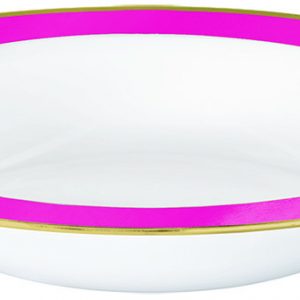 Premium Bright Pink and White Bowls