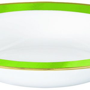 Premium Light Green and White Bowls