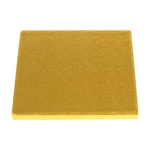 15" Gold Square Masonite Cake Boards