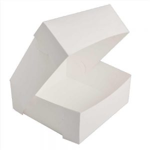 12" White Cake Box - Bulk 10 Pack